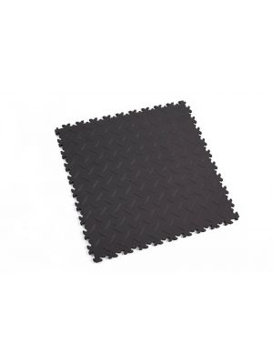 Eco PVC Fliese Riffelblech - schwarz