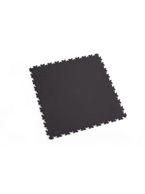 Eco PVC Fliese Leder - schwarz