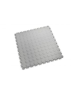 PVC Fliese Noppenoptik - grau