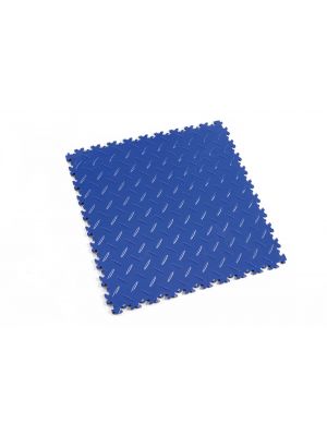 PVC Fliese Riffelblech - blau