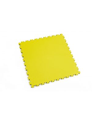 PVC Fliese Leder - gelb
