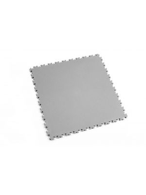PVC Fliese Leder - grau