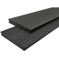 WPC massiv Terrassendielen Komplettangebot - anthrazit