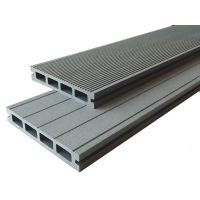 WPC Terrassendielen Komplettangebot Hohlkammer Dielen steingrau