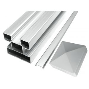 2400 mm Türpfosten Aluminium Pfosten alu - SYSTEM