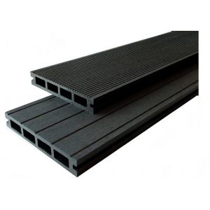WPC Terrassendielen Komplettangebot Hohlkammer Dielen anthrazit