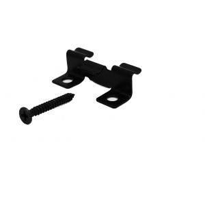 Edelstahlclip schwarz für WPC Massiv Terrassendielen