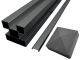 2400 mm Türpfosten Aluminium Pfosten anthrazit - SYSTEM