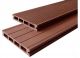 WPC Terrassendielen Komplettangebot Hohlkammer Dielen redwood braun