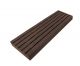 WPC Flachleiste massiv chocolate braun- Riffelung