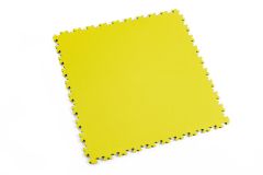 PVC Fliese Leder - gelb